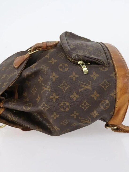 LOUIS VUITTON Monogram Montsouris MM Backpack M51136 LV Auth bs30167